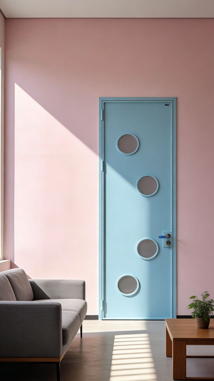 色彩平開(kāi)門(mén)